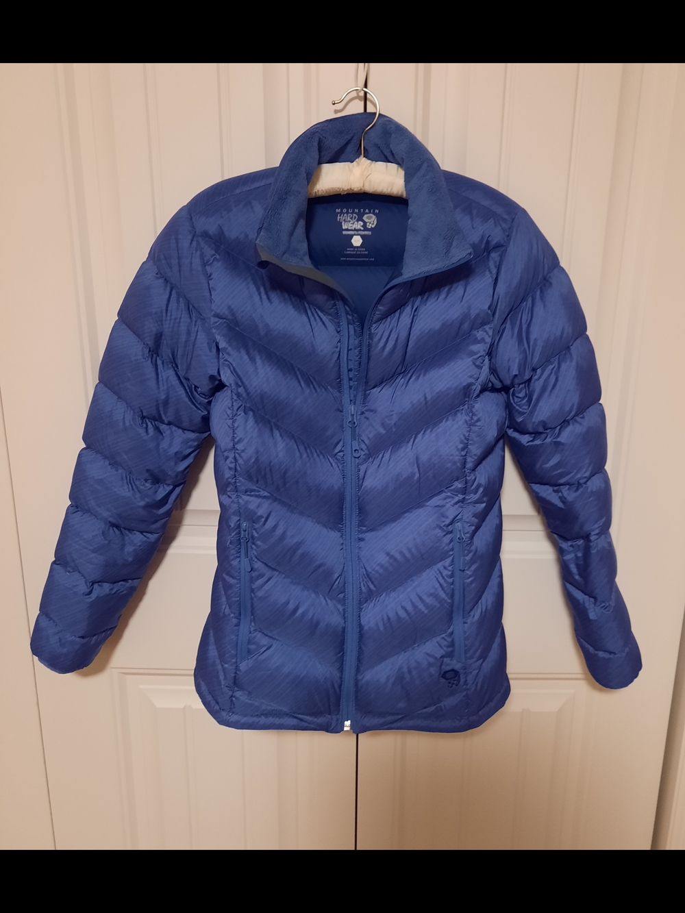 Mountain Hardwear Women's Purple Quilted Down Puffer Jacket Small